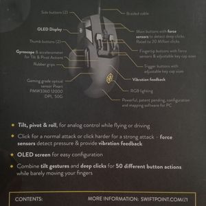 Swift Point Z SM-700R gaming mouse